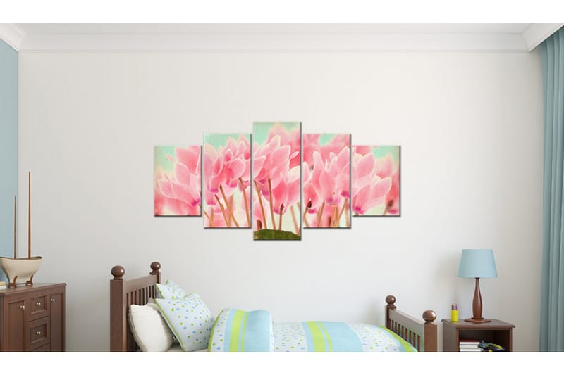 Tavla Cyclamen 200x100 - Artgeist sp. z o. o. - Inredning & dekor - Tavlor & konst - Canvastavla