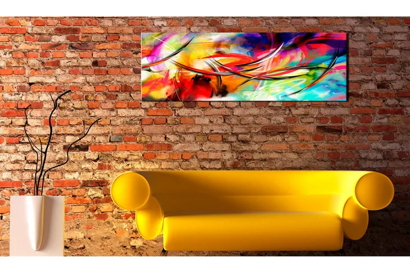 Tavla Dance Of The Rainbow 120x40 - Artgeist sp. z o. o. - Inredning & dekor - Tavlor & konst - Canvastavla