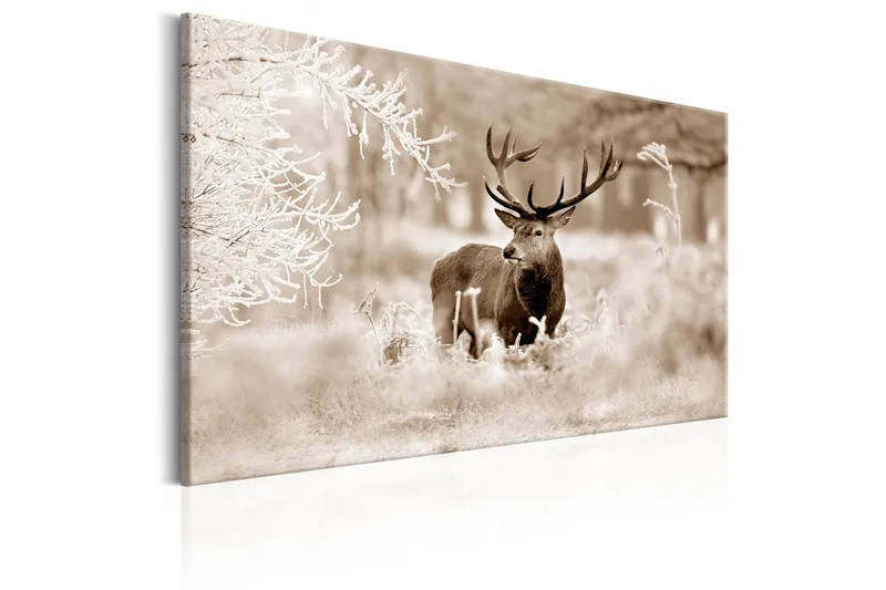 Tavla Deer In Sepia 90x60, Artgeist sp. z o. o.
