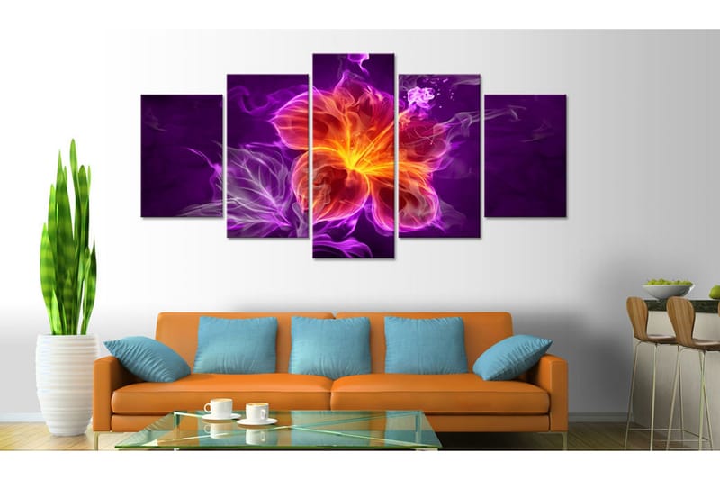 Tavla Esoteric Flower 100x50 - Artgeist sp. z o. o. - Inredning & dekor - Tavlor & konst - Canvastavla