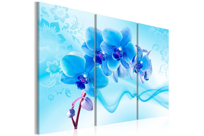 Tavla Ethereal Orchid Blue 60x40, Artgeist sp. z o. o.