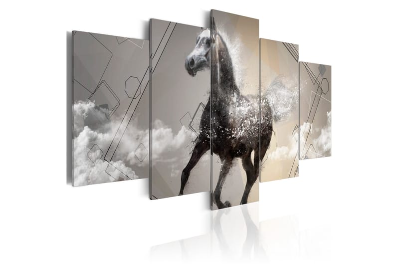 Tavla Fancy Gallop 5 Pieces 100x50, Artgeist sp. z o. o.
