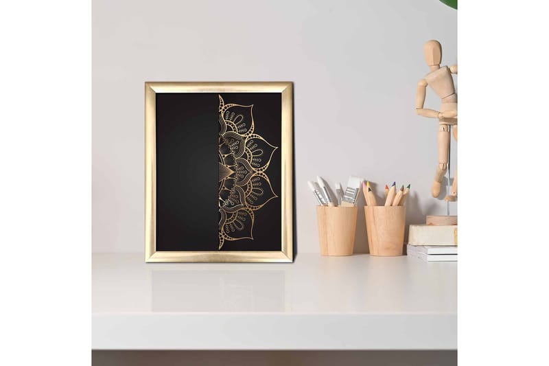 Tavla Floral med Ram Flerfärgad - 23,5x28,5 cm - Inredning & dekor - Tavlor & konst