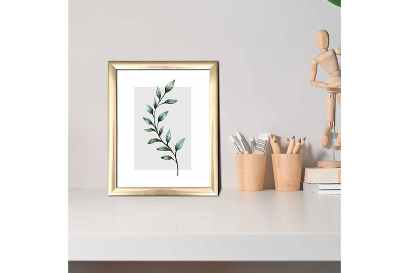 Tavla Floral med Ram Flerfärgad - 23,5x28,5 cm - Inredning & dekor - Tavlor & konst