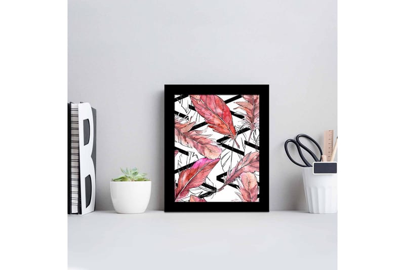 Tavla Floral med Ram Flerfärgad - 23,5x28,5 cm - Inredning & dekor - Tavlor & konst