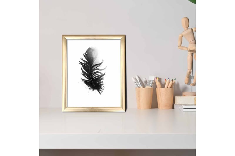 Tavla Floral med Ram Flerfärgad - 23,5x28,5 cm - Inredning & dekor - Tavlor & konst