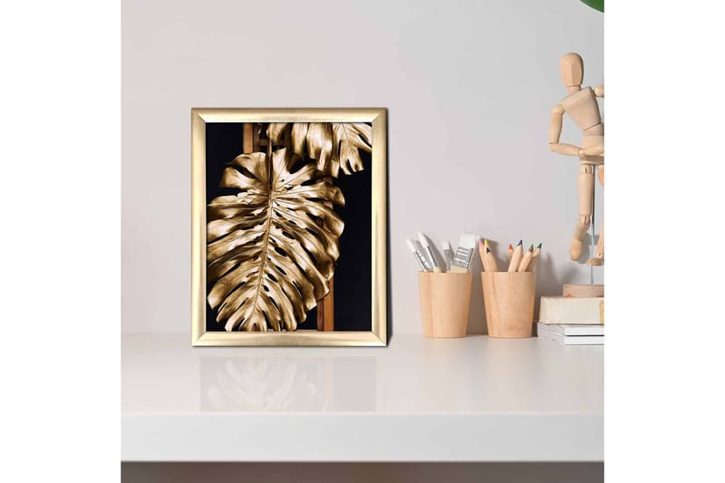 Tavla Floral med Ram Flerfärgad - 23,5x28,5 cm - Inredning & dekor - Tavlor & konst