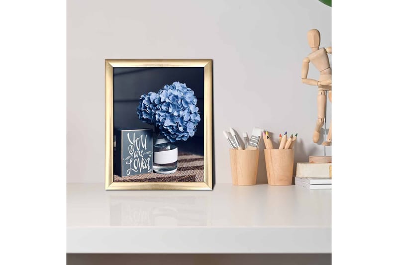 Tavla Floral med Ram Flerfärgad - 23,5x28,5 cm - Inredning & dekor - Tavlor & konst