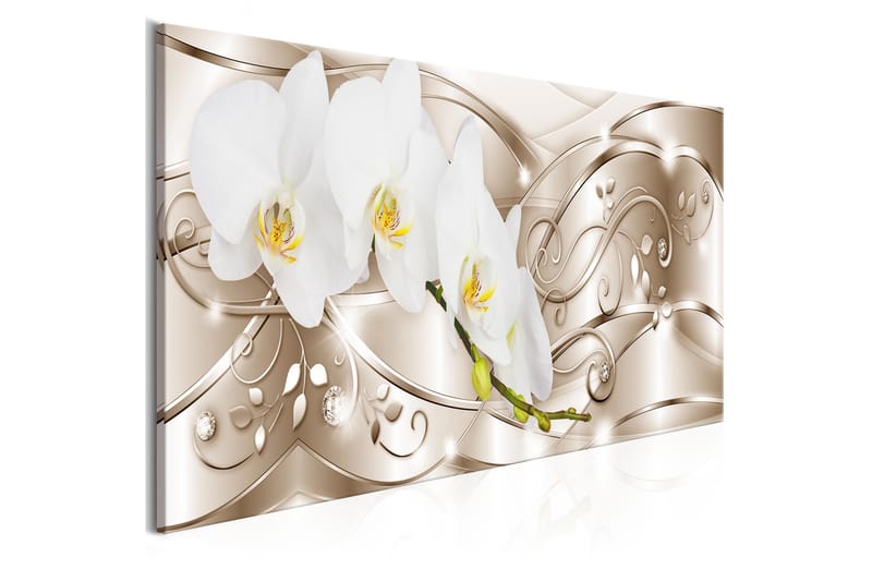 Tavla Flowering 1 Part Narrow Beige 135x45, Artgeist sp. z o. o.