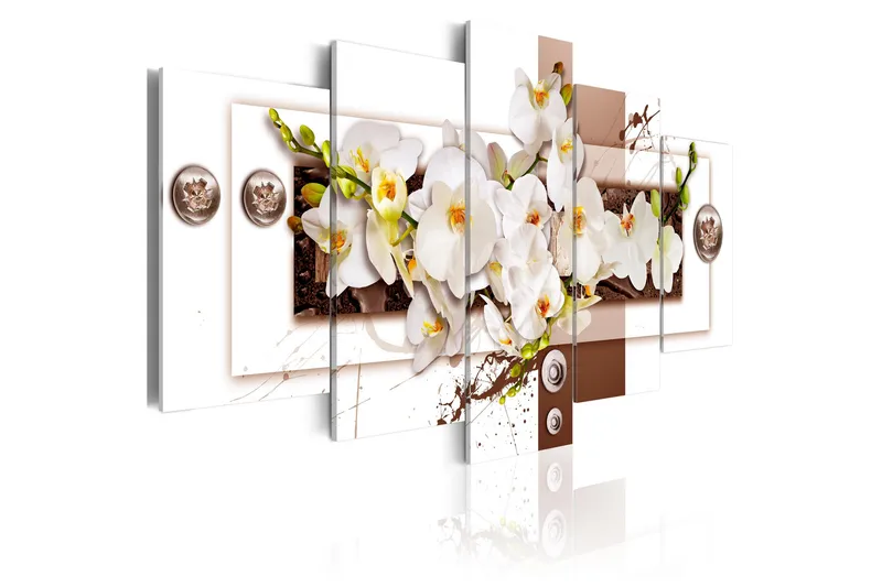 Tavla Flowery Installation 200x100, Artgeist sp. z o. o.