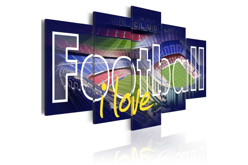 Tavla Football My Love 200x100, Artgeist sp. z o. o.