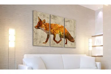 Tavla Fox In The Wood 120x80 - Artgeist sp. z o. o. - Inredning & dekor - Tavlor & konst - Canvastavla