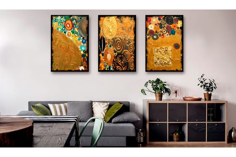 Tavla Golden Imagination 60x30 - Artgeist sp. z o. o. - Inredning & dekor - Tavlor & konst - Canvastavla