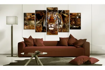 Tavla Golden Jungle 200x100 - Artgeist sp. z o. o. - Inredning & dekor - Tavlor & konst - Canvastavla
