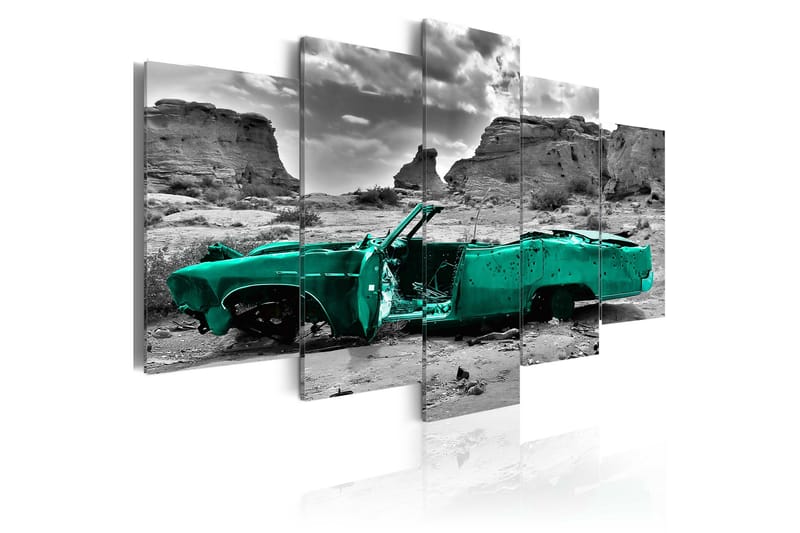 Tavla Green Car 200x100, Artgeist sp. z o. o.