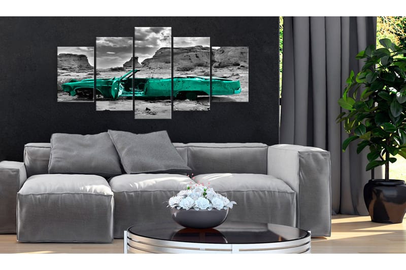 Tavla Green Car 200x100 - Artgeist sp. z o. o. - Inredning & dekor - Tavlor & konst - Canvastavla