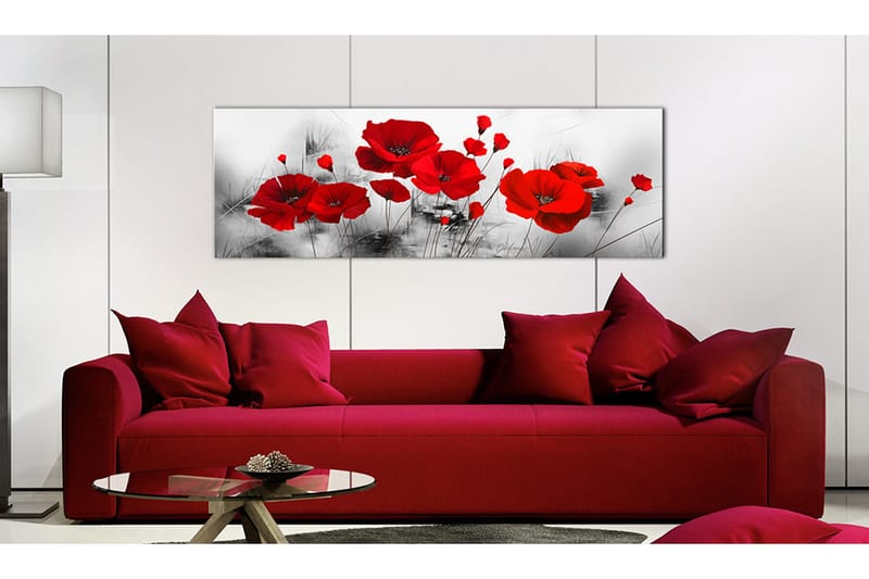 Tavla Grey Garden 135x45 - Artgeist sp. z o. o. - Inredning & dekor - Tavlor & konst - Canvastavla