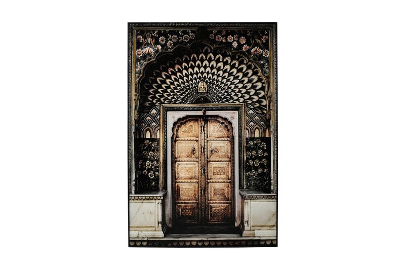 Tavla Gul Dörr 80X120 - 80x120 cm Flerfärgad - Inredning & dekor - Tavlor & konst