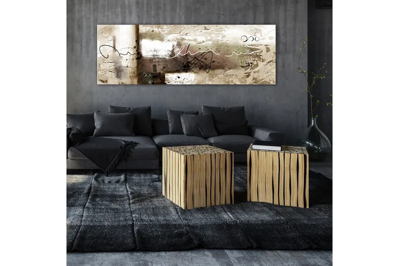 Tavla Hammer 1 Part Beige Narrow 120x40 - Artgeist sp. z o. o. - Inredning & dekor - Tavlor & konst - Canvastavla