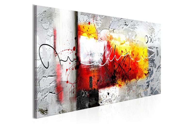 Tavla Hammer 1 Part Red Narrow 150x50, Artgeist sp. z o. o.