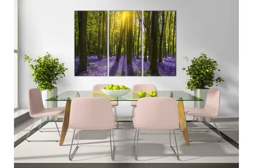 Tavla Hyacinth Field 3 Parts 120x80 - Artgeist sp. z o. o. - Inredning & dekor - Tavlor & konst - Canvastavla