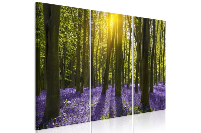 Tavla Hyacinth Field 3 Parts 120x80, Artgeist sp. z o. o.