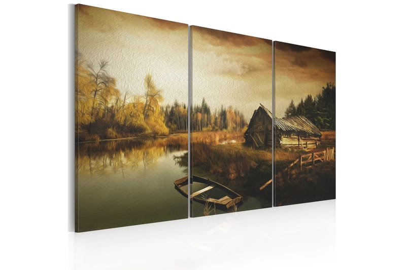Tavla Idyllic Village Triptych 60x40, Artgeist sp. z o. o.