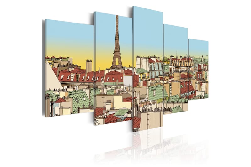 Tavla Idyllic Parisian Picture 200x100, Artgeist sp. z o. o.
