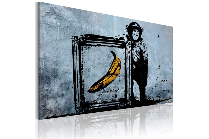 Tavla Inspired By Banksy 60x40, Artgeist sp. z o. o.