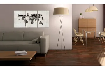 Tavla Karta Italiensk 120x60 - Artgeist sp. z o. o. - Inredning & dekor - Tavlor & konst - Canvastavla