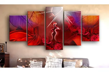 Tavla Kiss From Rose 100x50 - Artgeist sp. z o. o. - Inredning & dekor - Tavlor & konst - Canvastavla