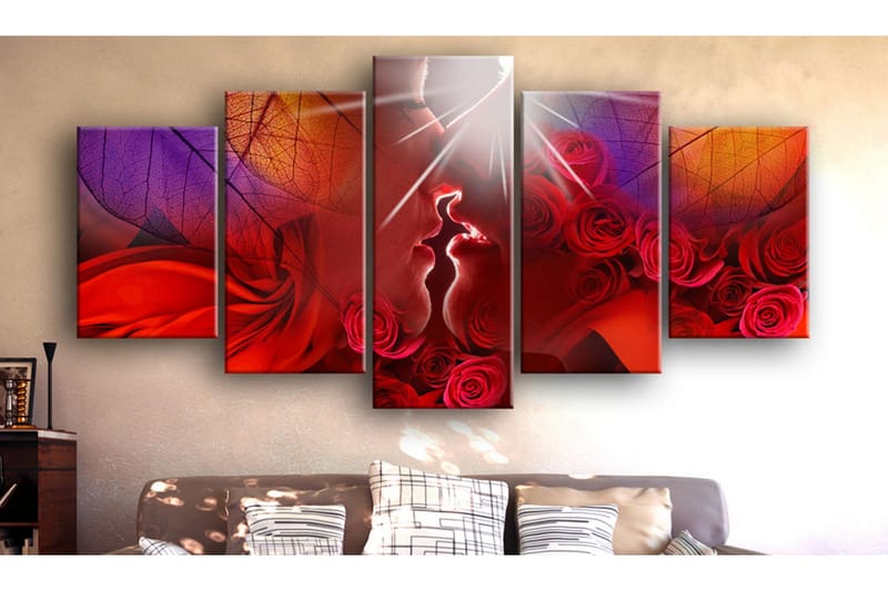 Tavla Kiss From Rose 100x50 - Artgeist sp. z o. o. - Inredning & dekor - Tavlor & konst - Canvastavla
