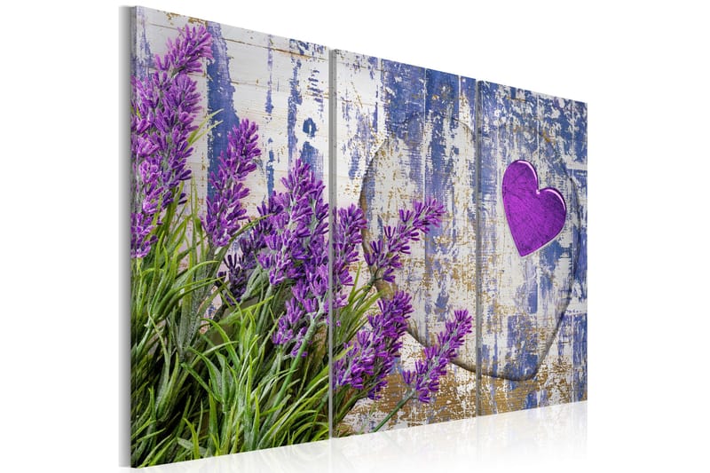 Tavla Lawender Love 60x40 - Artgeist sp. z o. o. - Inredning & dekor - Tavlor & konst - Canvastavla
