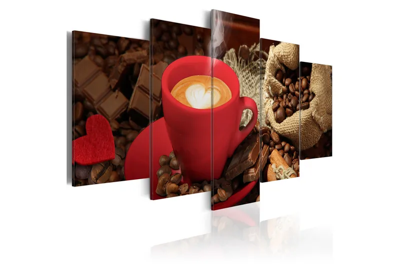 Tavla Love Espresso 200x100, Artgeist sp. z o. o.