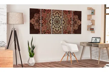 Tavla Mandala Flower Bouquet 200x80 - Artgeist sp. z o. o. - Inredning & dekor - Tavlor & konst - Canvastavla