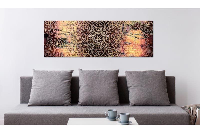 Tavla Mandala Sunny Poetry 120x40 - Artgeist sp. z o. o. - Inredning & dekor - Tavlor & konst - Canvastavla
