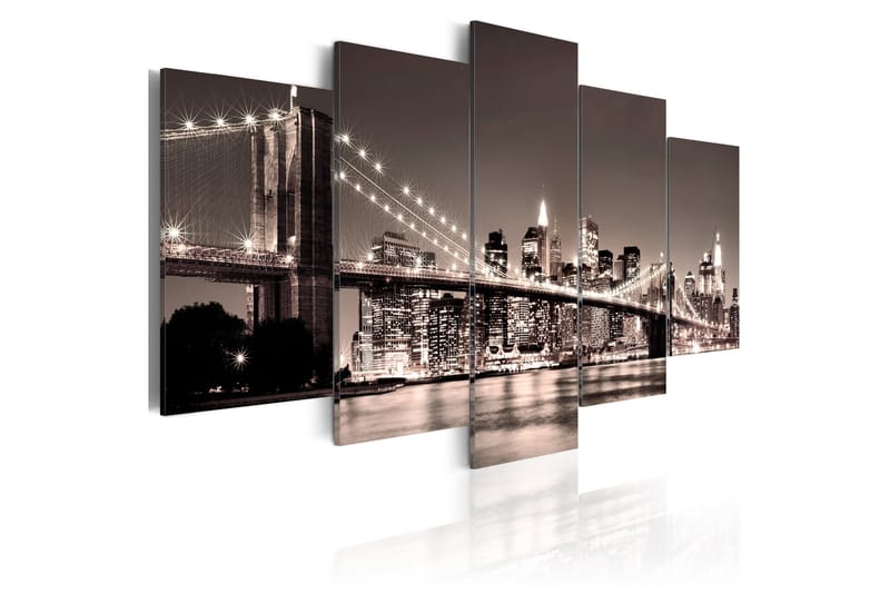 Tavla Manhattan Brooklyn Bridge Ii 100x50, Artgeist sp. z o. o.