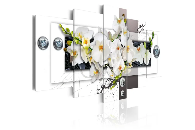 Tavla Mechanical Orchid 100x50, Artgeist sp. z o. o.