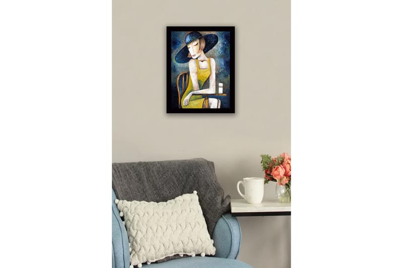 Tavla Med Ram Flerfärgad 41X56 - 41x56 cm - Inredning & dekor - Tavlor & konst