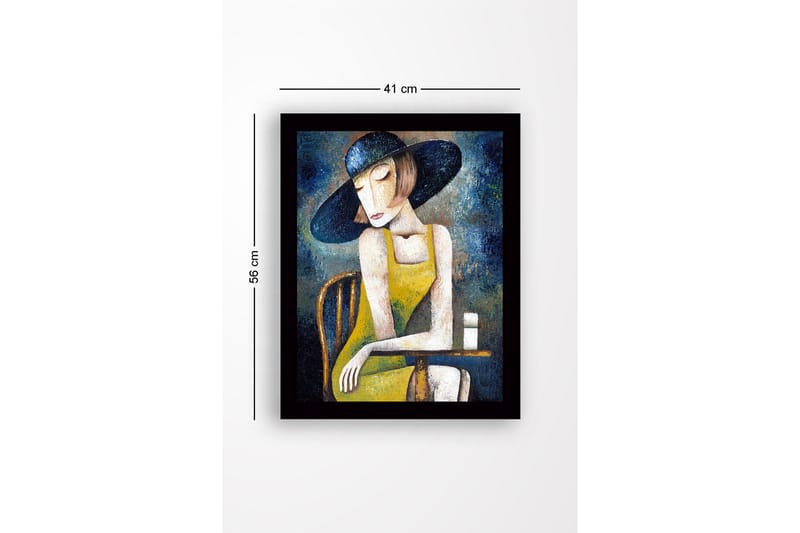 Tavla Med Ram Flerfärgad 41X56 - 41x56 cm - Inredning & dekor - Tavlor & konst