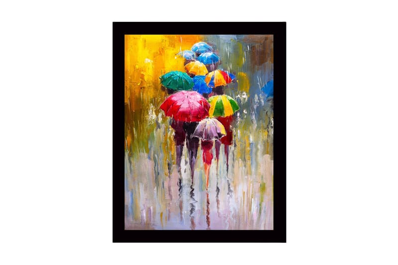 Tavla Med Ram Flerfärgad 41X56 - 41x56 cm - Inredning & dekor - Tavlor & konst