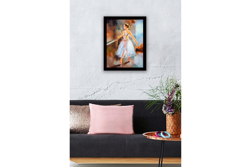 Tavla Med Ram Flerfärgad 41X56 - 41x56 cm - Inredning & dekor - Tavlor & konst