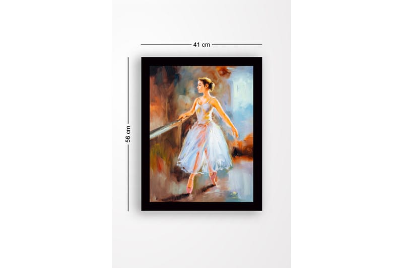 Tavla Med Ram Flerfärgad 41X56 - 41x56 cm - Inredning & dekor - Tavlor & konst