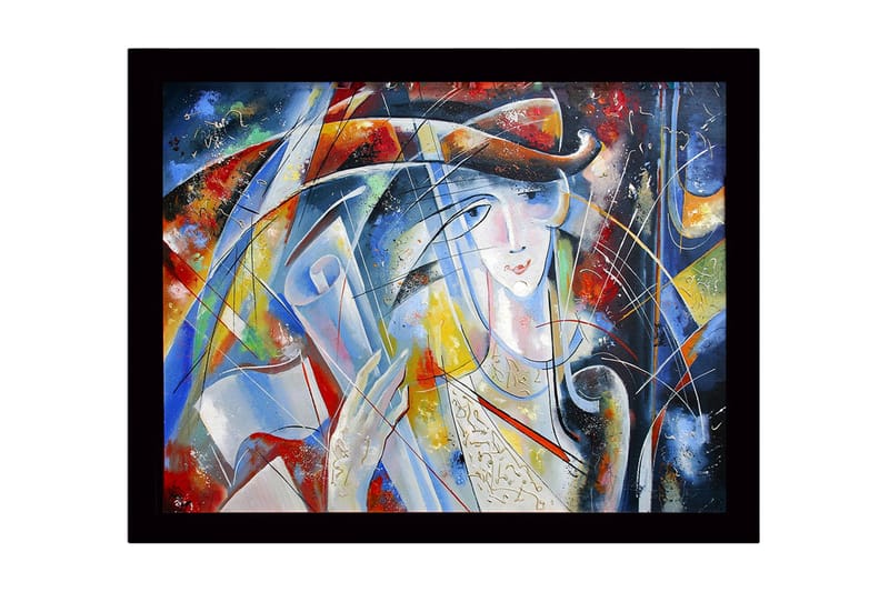 Tavla Med Ram Flerfärgad 41X56 - 41x56 cm - Inredning & dekor - Tavlor & konst