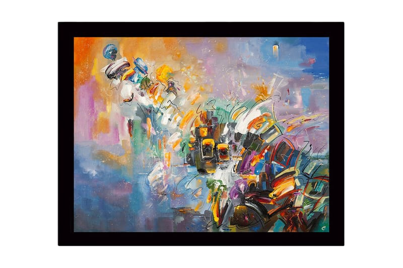 Tavla Med Ram Flerfärgad 41X56 - 41x56 cm - Inredning & dekor - Tavlor & konst