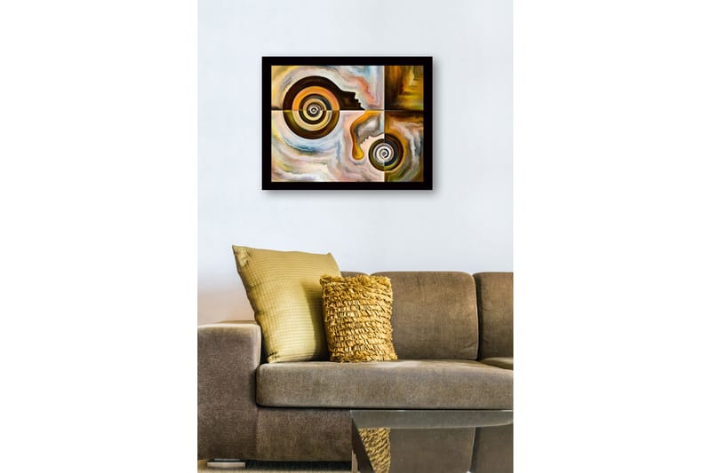 Tavla Med Ram Flerfärgad 41X56 - 41x56 cm - Inredning & dekor - Tavlor & konst