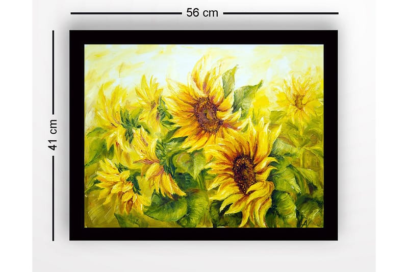 Tavla med Ram Flerfärgad - 41x56 cm - Inredning & dekor - Tavlor & konst