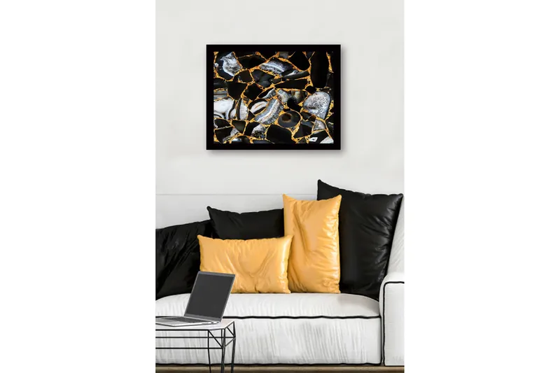 Tavla med Ram Flerfärgad - 41x56 cm - Inredning & dekor - Tavlor & konst