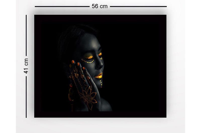 Tavla med Ram Flerfärgad - 41x56 cm - Inredning & dekor - Tavlor & konst