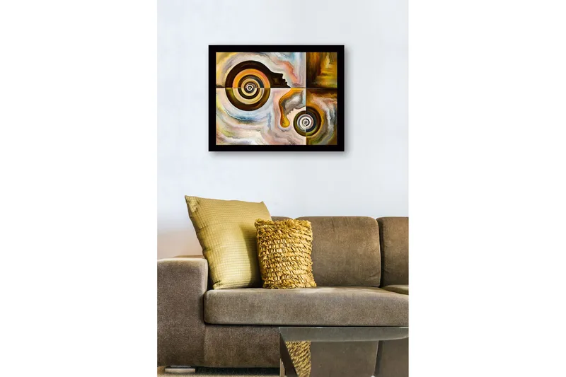 Tavla med Ram Flerfärgad - 41x56 cm - Inredning & dekor - Tavlor & konst